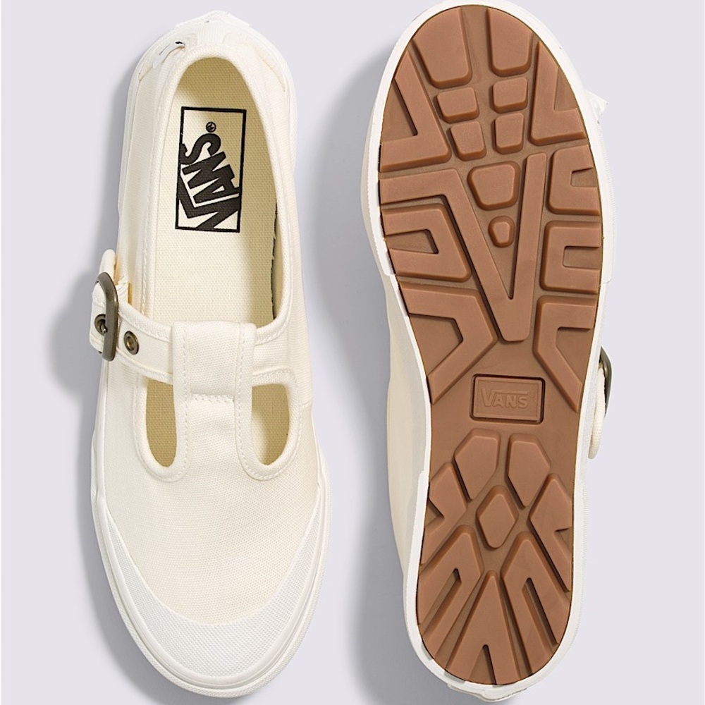 VANS Mary Jane Style 93 Buckle Strap Women’s Shoes White Canvas Size 9 NEW - Picture 14 of 15